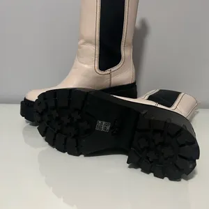Coach Cream and Black Ankle Booties thumbnail 4