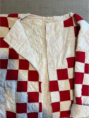 Vintage Handmade Oversized Quilt Coat thumbnail 3