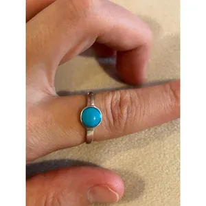 925 sterling silver ring band size 7.75 blue lot d1 thumbnail 3
