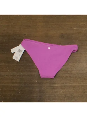 NWT Hurley Womens Moderate Wave Scrunch Swim Bottoms HU043B5 Orchid Purple S thumbnail 2