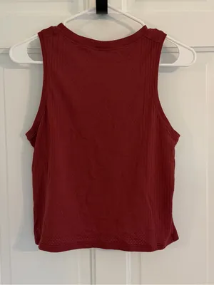 Lululemon High-Neck Split-Hem Running Tank Moonlit Magenta Approx Size 4 thumbnail 3