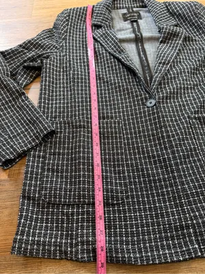 Sanctuary Black, White and Silver Tweed Blazer thumbnail 8