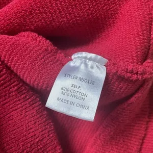 SHOP THE MINT Turtle Neck Red Sweater‎ SIZE L oversized Size L thumbnail 6