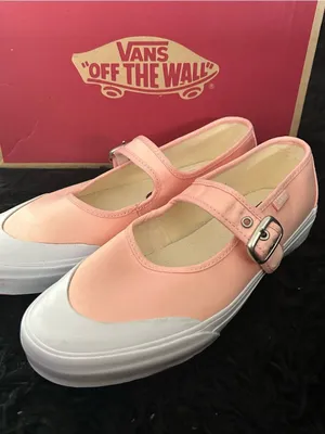 VANS Mary Jane pink rose velvet buckle shoes sneakers women’s 8.5 new thumbnail 3