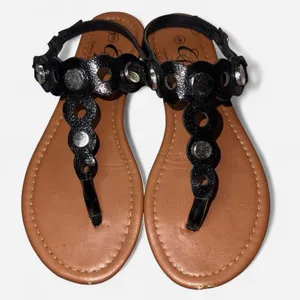 Source Unknown Unbranded Women's Black Sandals thumbnail 1