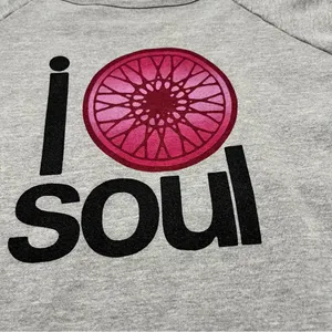 Soul Cycle Womens Size Medium Grey Gray Sweatshirt Long Sleeve‎ Cycling Athletic thumbnail 2