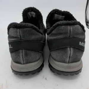 Merrell‎ Encore Ice 4 Womens 11 Black Quilted Suede Vibram Slip On Shoes J066950 thumbnail 4