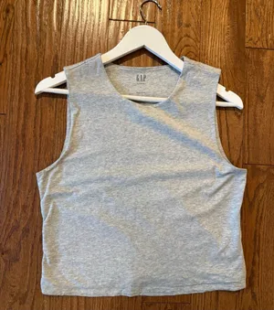 Gap closeknit grey tank jersey size large thumbnail 6