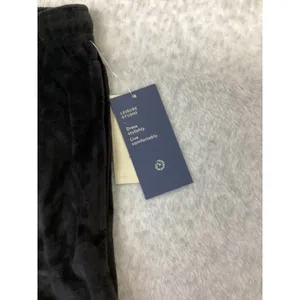 Leisure Studio Womens Black Velour High-Rise Shorts NWT XL PR79LZ thumbnail 2