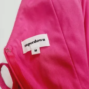 Superdown Karen Wrap Romper in Pink Medium thumbnail 11