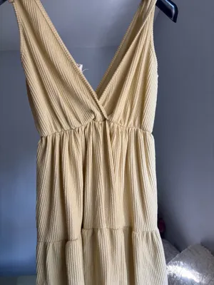 Target Yellow Mini Dress Flowy  thumbnail 2