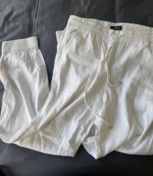 Theory white cargo pants  thumbnail 1