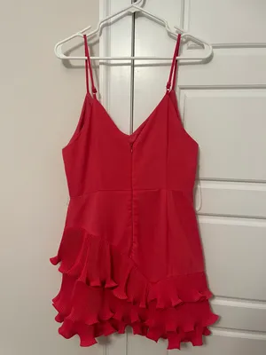 DO+BE ruffle pink mini dress thumbnail 2