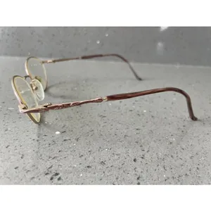 Laura Ashley Plum Pudding Eyeglass Frames ONLY 53-17-135 Oval Full rim thumbnail 3