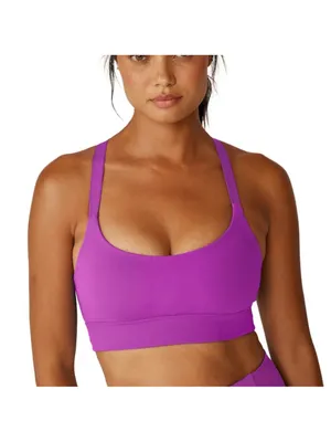 $184 NWOT Beyond Yoga Powerbeyond Strive Midi Leggings + longline sports bra XS thumbnail 3