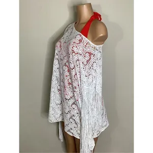 New Pilyq water lily fringe coverup. XS/S. Regularly $179 thumbnail 9