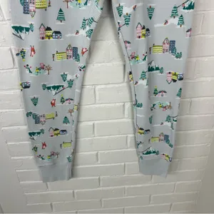 Old Navy Waffle Knit Holiday Winter Print Lounge Pants Size L thumbnail 5