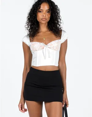 Princess Polly Mini Skirt Black thumbnail 2