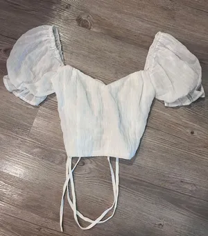 White Tie Back Top thumbnail 3