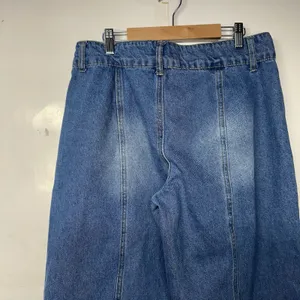 Edikted Women’s Wide Leg Jeans Size L Blue Denim 33x31 High Rise thumbnail 11