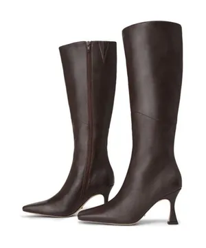 Tony Bianco Fantasy Knee High Boot in Chocolate Napa thumbnail 1
