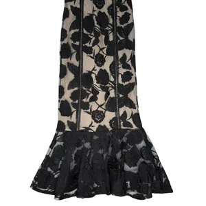 Lulu's Alluring Dream S Black Lace Empire Waist Midi‎ Dress Whimsigoth Y2K thumbnail 6