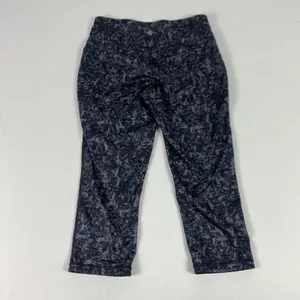 Athleta Capri Leggings Womens Small Black Camo Print‎ Stretch Yoga Gym thumbnail 3