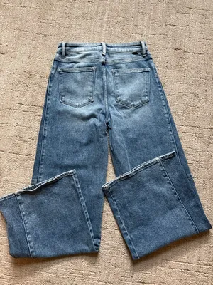 Risen Jeans wide leg flare jeans Sz 5/27 thumbnail 5