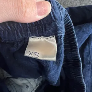 Anthropologie Pilcro Indigo Blue Linen Blend Drawstring Jogger Pants XS Boho thumbnail 10