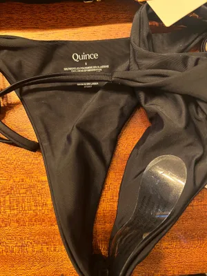Quince Black Bikini Set NWT thumbnail 5