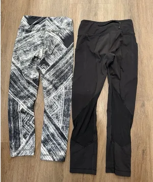 2 Lululemon Black And White Leggings Size‎ 2 thumbnail 1