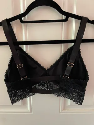 Danskin Black Lace Bralette thumbnail 2