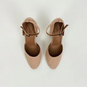 ASOS Pleasant High Block Heels in Blush Pink | Size 7 thumbnail 7
