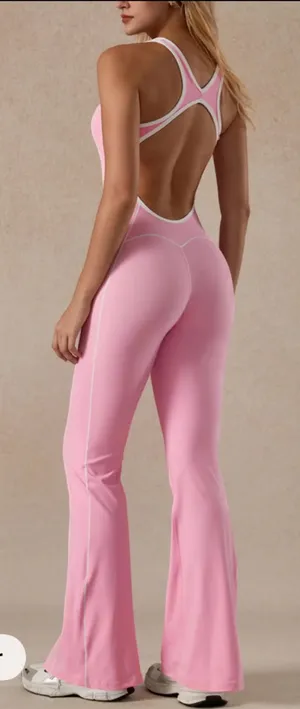 Athletic jumpsuit Pink thumbnail 2