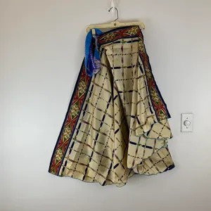 Reversible Maxi Wrap Skirt BINS304 thumbnail 2