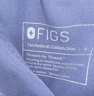 FIGS Vapor Blue Space Dye Scrubs set thumbnail 5