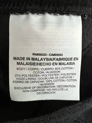 Nike “Army” Black Hooded Sweatshirt thumbnail 5