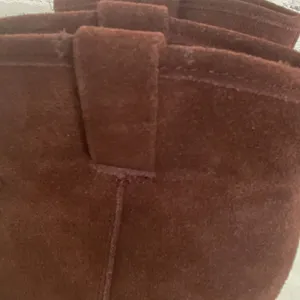 Splendid‎ Suede Ankle Boots Leather Block Heel Western Booties Burgundy Size 5.5 thumbnail 5