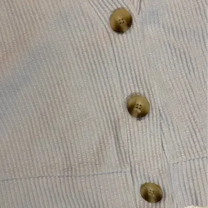 GAP Cardigan Light Blue Ribbed Knit Button Front Cropped V Neck Women's Size L‎ thumbnail 9