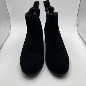 NWOB vionic water repellent suede ankle boots roseland black suede size 7 thumbnail 2
