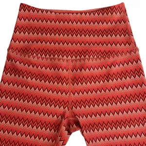 Like New Beyond Yoga High Waisted Midi Leggings Paprika Chevron Size Small thumbnail 4
