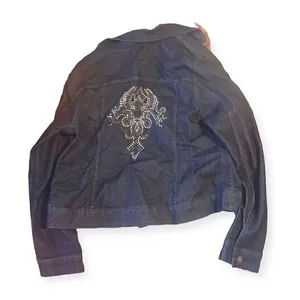 Embellished Y2k denim jacket Size 1X thumbnail 2