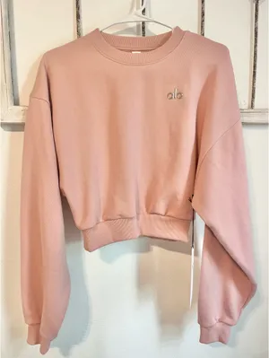 Alo Cropped Accolade Crewneck thumbnail 5