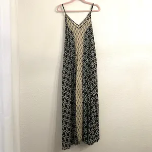 Haute Hippie Maxi Swing Dress XS Boho Beachy Cover Up Cotton Resortwear Festival thumbnail 6