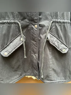 Hollister Womens Pacific Merchants Faux Fur Hooded Parka Jacket Y2K Style|Size:M thumbnail 10