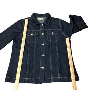 Turtle Bay New York Jean Jacket Womens L Used *Stain on Cuff thumbnail 10