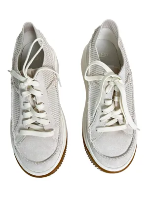 UGG EZ-Duzit Platform Sneakers White Women's 7.5 NWOT Lace Up Platform Shoes thumbnail 2