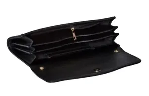 A New Day NWT- Black crossbody bag Faux Leather Adjustable crossbody strap Removable crossbody strap Magnetic closure Inside: zip pocket, credit card pocket and cell phone pocket Measures: 4.25x7.75x1.25 inches thumbnail 4