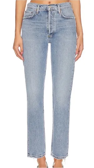 Agolde Riley Jeans Size 29 Straight Leg thumbnail 1
