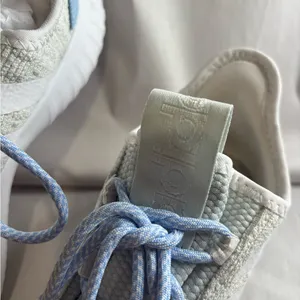 Adidas Gray Sneakers with Light Blue Accents thumbnail 4